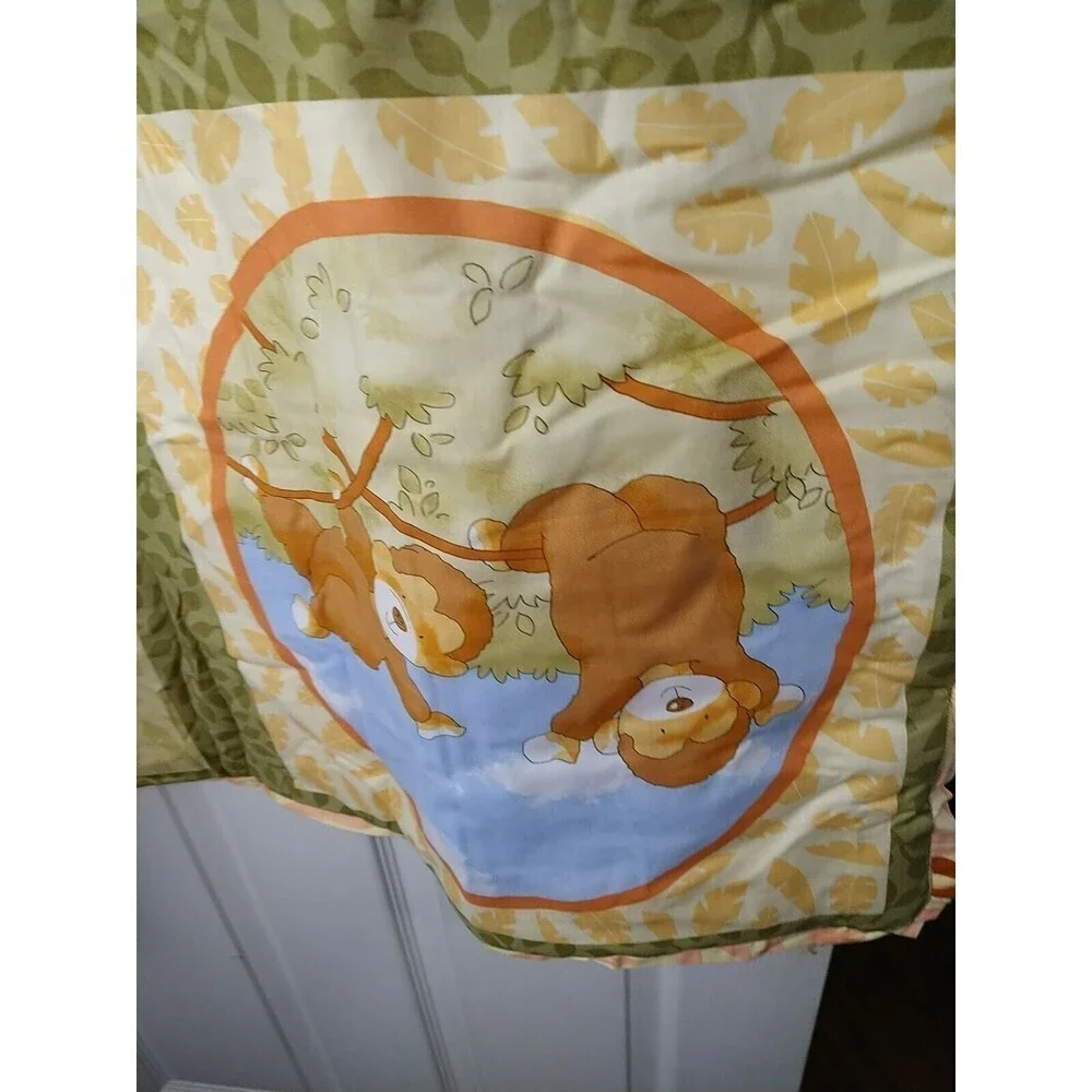 Zebra Jungle Pastel Baby Toddler Quilted Blanket 34.5